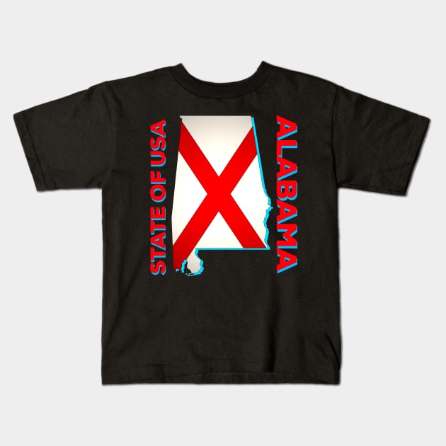 Alabama Kids T-Shirt by IBMClothing